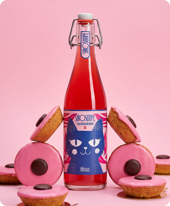 Bio-Sirup aus Hibiskus